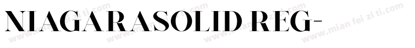NiagaraSolid Reg字体转换
